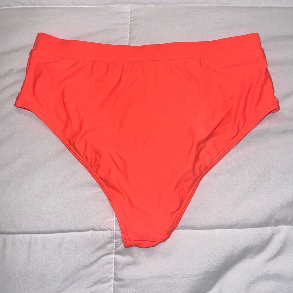 NWOT: Pink Lily Brightest Days Orange Bikini Bottoms - Picture 3 of 6